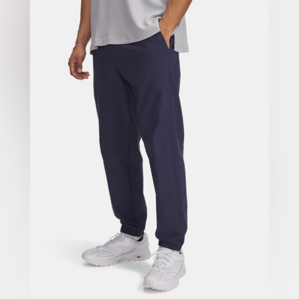 Under Armour UA Icon Woven Jogger Pants Men’s Navy Blue 6000663 $80 NWT